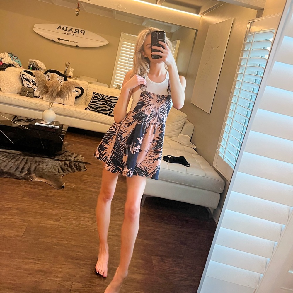LF Paper Heart Romper with Overall Straps